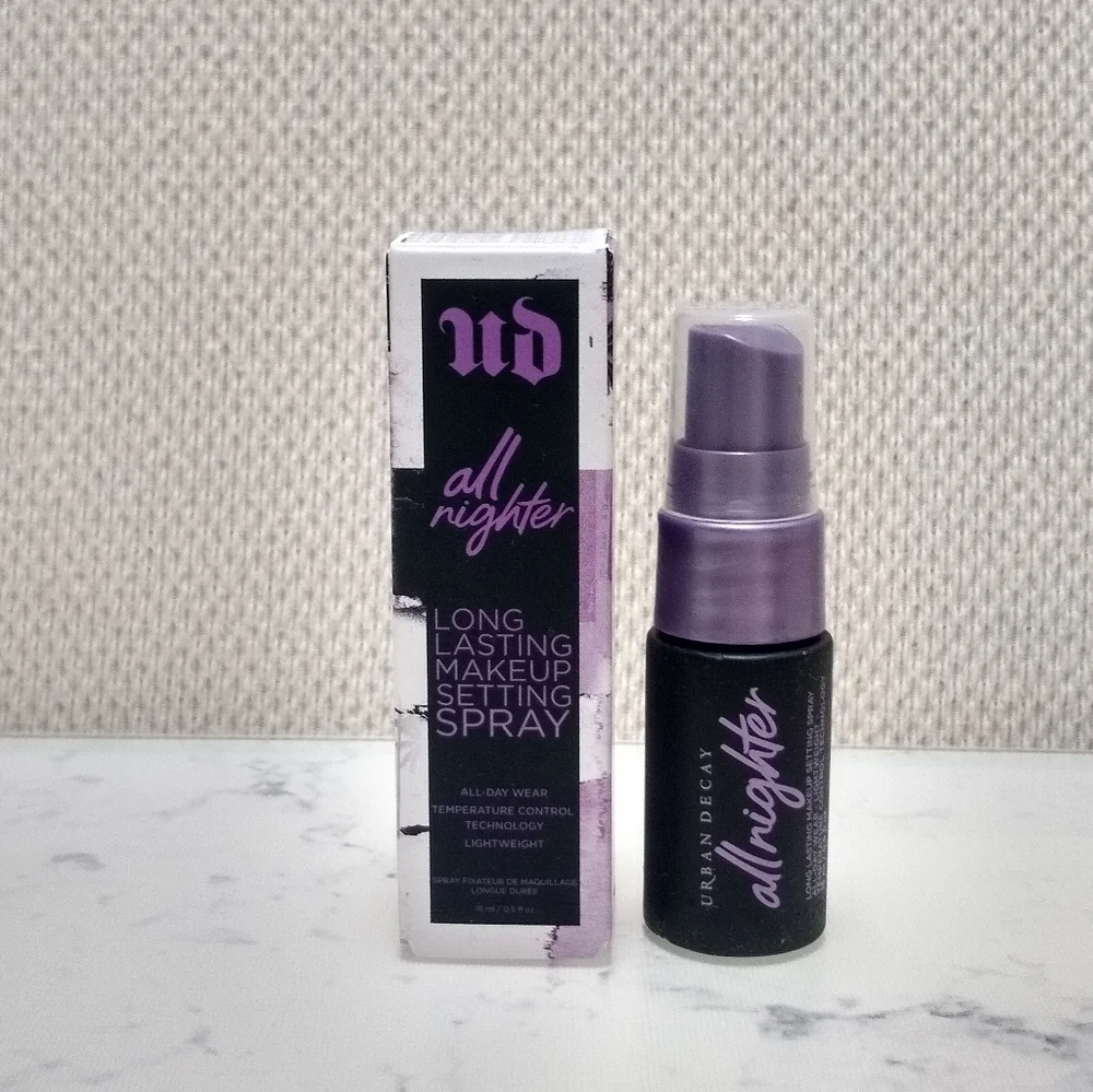 Urban Decay All Nighter Makeup Setting Spray Mini Travel Size 0.5 oz New